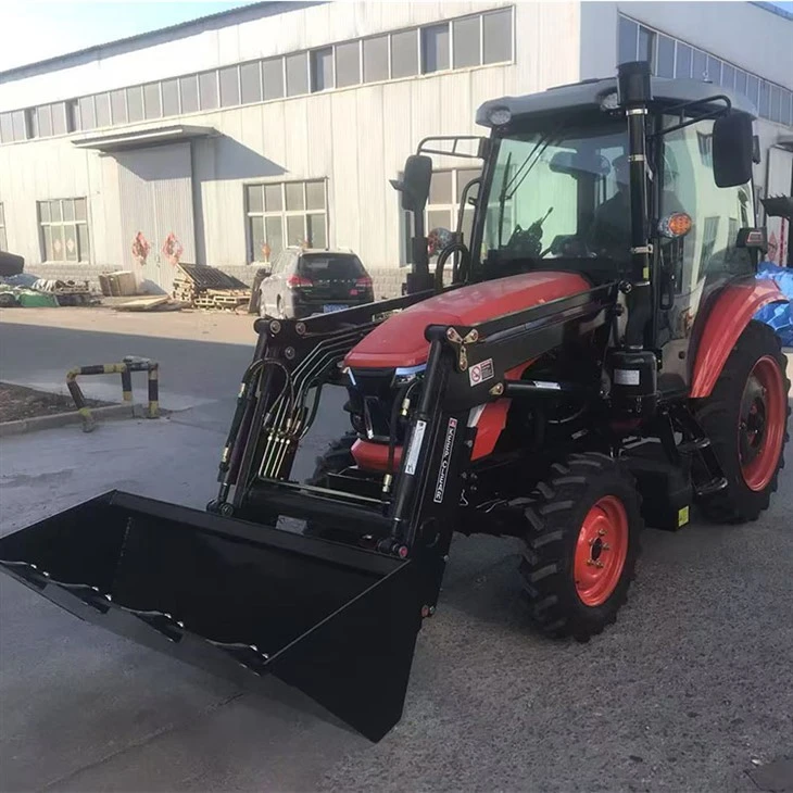 Tractor de carga frontal de 50 CV con cabina-con aire acondicionado: diseñado para una agricultura versátil