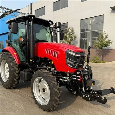 Tractor de cabina de 80 CV con toma de fuerza delantera|Operación simultánea de implementos delanteros y traseros